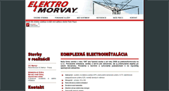 Desktop Screenshot of elektromorvay.sk